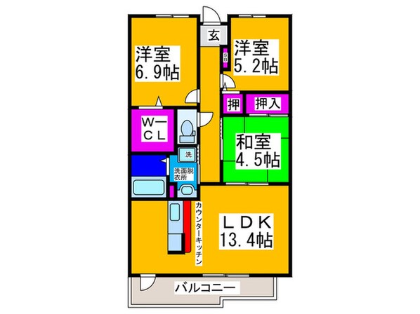 ノイ初芝の物件間取画像